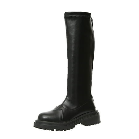 HSMQHJWE Calf Boots For Women Wide Calf Rain Boots For Women Plus Size Women Mid Calf Boots Autumn And Winter Fashion And Comfortable Solid Color Platform Square Heel Back Zipper Size 10 Wide Calf B
HSMQHJWE Calf Boots For Women Wide Calf Rain Boots For Women Plus Size Women Mid Calf Boots Autumn And Winter Fashion And Comfortable Solid Color Platform Square Heel Back Zipper Size 10 Wide Calf B