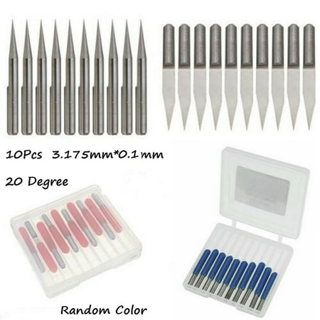 GLFILL 10Pcs 20 Degree 0.1mm Carbide Pcb Engraving Bits Cnc Router Tool 3.175mm Shank
GLFILL 10Pcs 20 Degree 0.1mm Carbide Pcb Engraving Bits Cnc Router Tool 3.175mm Shank