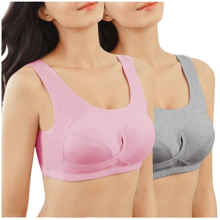 Jiyugala Sports Bras For Women Sports Bras For Women 2 Pack Underwear Vest Hollow Gathered Yoga Fitness Bra
Jiyugala Sports Bras For Women Sports Bras For Women 2 Pack Underwear Vest Hollow Gathered Yoga Fitness Bra