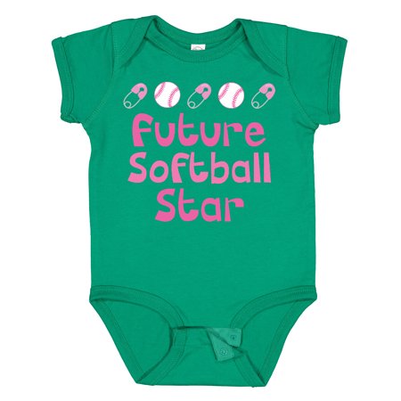 Inktastic Future Softball Star Gift Baby Girl Bodysuit 
Inktastic Future Softball Star Gift Baby Girl Bodysuit