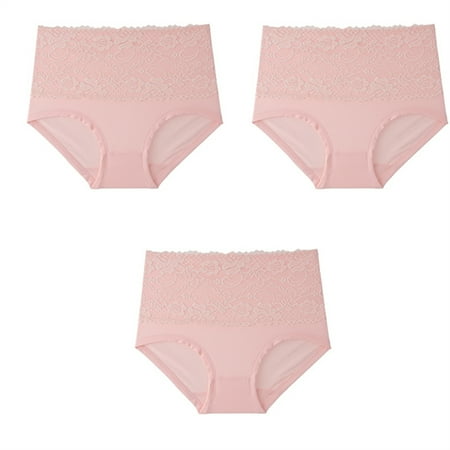 3 Pack Women Lace Panties Underwear High Waist Seamless Breathable Briefs Underwear Full Coverage Briefs Plus Size
3 Pack Women Lace Panties Underwear High Waist Seamless Breathable Briefs Underwear Full Coverage Briefs Plus Size