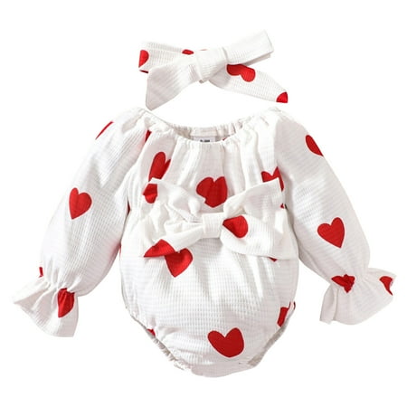 Zlekejiko Baby Girls Cotton Print Autumn Valentine s Day Long Sleeve Romper Bodysuit Headbands Clothes
Zlekejiko Baby Girls Cotton Print Autumn Valentine s Day Long Sleeve Romper Bodysuit Headbands Clothes