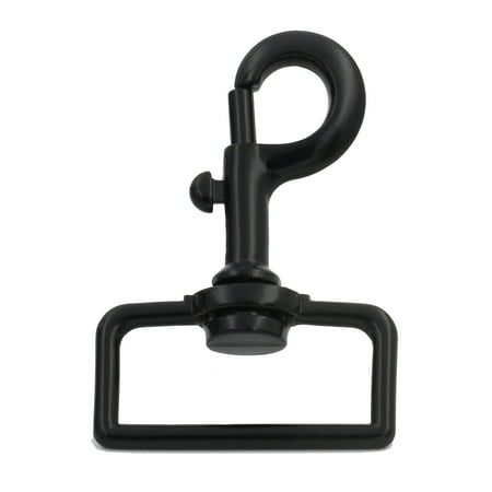 Fenggtonqii 1.5 Swivel Bolt Snap Hook Lobster Claw Clasp Trigger Spring Loaded Clip Rectangle-Ring Ended for Keys Key Chains Tags and Lanyards Black - Pack of 2
Fenggtonqii 1.5 Swivel Bolt Snap Hook Lobster Claw Clasp Trigger Spring Loaded Clip Rectangle-Ring Ended for Keys Key Chains Tags and Lanyards Black - Pack of 2