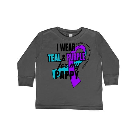Inktastic Suicide Prevention I Wear Teal and Purple for My Pappy Gift Toddler Boy or Toddler Girl Long Sleeve T-Shirt
Inktastic Suicide Prevention I Wear Teal and Purple for My Pappy Gift Toddler Boy or Toddler Girl Long Sleeve T-Shirt