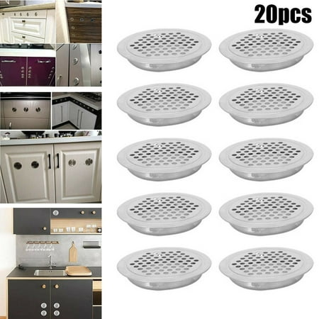FANJIE 20pc Stainless Steel Air Vent Grille / Wardrobe Cabinet Metal Ventilation Plug
FANJIE 20pc Stainless Steel Air Vent Grille / Wardrobe Cabinet Metal Ventilation Plug