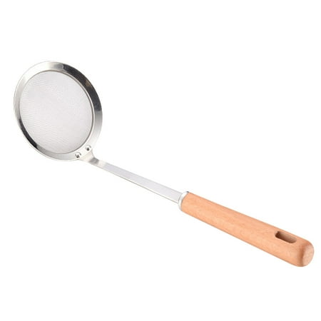 Wooden Handle Colander Stainless Steel Fine Mesh Strainer Practical Kitchen Utensil Supplies for Home Restaurant
Wooden Handle Colander Stainless Steel Fine Mesh Strainer Practical Kitchen Utensil Supplies for Home Restaurant