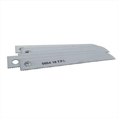 Disston 6985 Blu-Mol 4 In. 18 Tpi Bi-Metal Air Saw Blade- 5 Pack