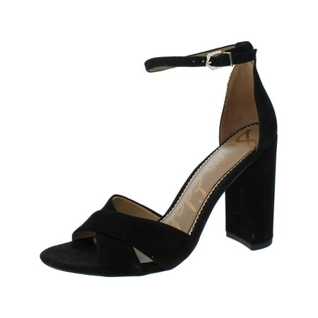 Sam Edelman Womens Yancy Suede Ankle Strap Heel Sandals