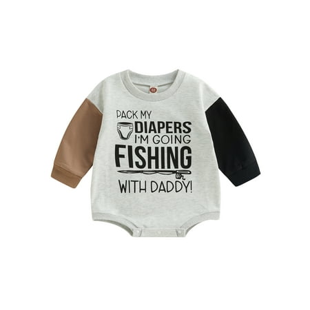 Nokpsedcb Autumn Newborn Baby Boys Girls Letter Print Romper Patchwork Loose Long Sleeve Sweatshirts Bodysuit Grey 6-12 Months
Nokpsedcb Autumn Newborn Baby Boys Girls Letter Print Romper Patchwork Loose Long Sleeve Sweatshirts Bodysuit Grey 6-12 Months