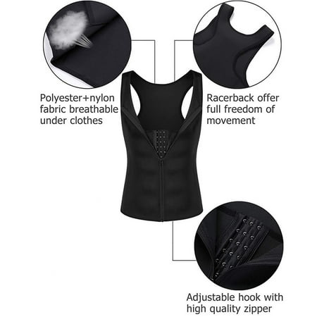 Men Shapewear Slimming Compressed Shirt Top With Zipper Underwear For Tummy Control
Men Shapewear Slimming Compressed Shirt Top With Zipper Underwear For Tummy Control