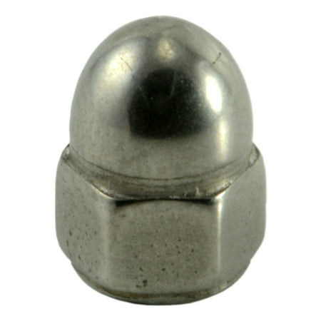 #4-40 18-8 Stainless Steel Coarse Thread High Crown Acorn Nuts (10 pcs.)