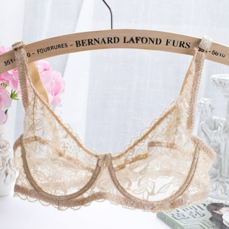 New Women Lace Gauze Bra Push Up 3/4 Cup Hook-and- Eye Breathable Ultra-Thin Bra Lingerie Underwear
New Women Lace Gauze Bra Push Up 3/4 Cup Hook-and- Eye Breathable Ultra-Thin Bra Lingerie Underwear