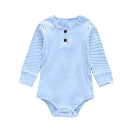 Infant Baby Boys and Girls Autumn and Winter Long Sleeve One-piece Suit Solid Color Round Neck Triangle Crawling Suit
Infant Baby Boys and Girls Autumn and Winter Long Sleeve One-piece Suit Solid Color Round Neck Triangle Crawling Suit