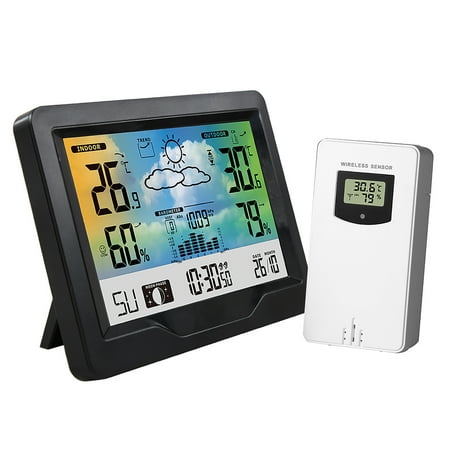 Weather Station Wireless Indoor Outdoor Sensor Thermometer Clock Forecast Alarm Color Digital Decor Home Barometer Hygrometer
Weather Station Wireless Indoor Outdoor Sensor Thermometer Clock Forecast Alarm Color Digital Decor Home Barometer Hygrometer