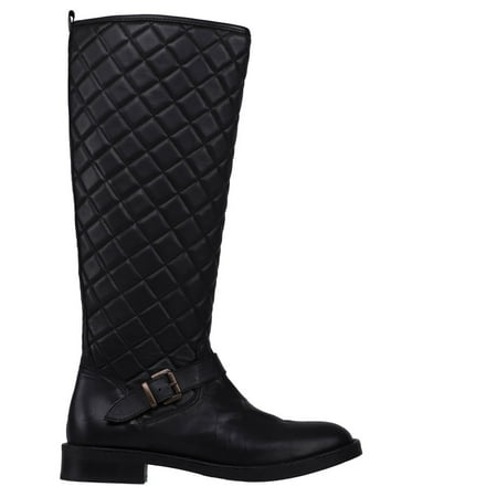 BRONX Womens Mill Ford Pull On Boots Knee High Low Heel 1-2