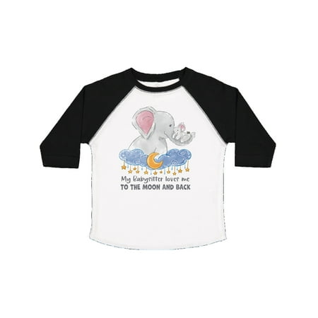 Inktastic My Babysitter Loves me to the Moon and Back Elephant Family Gift Toddler Boy or Toddler Girl T-Shirt
Inktastic My Babysitter Loves me to the Moon and Back Elephant Family Gift Toddler Boy or Toddler Girl T-Shirt