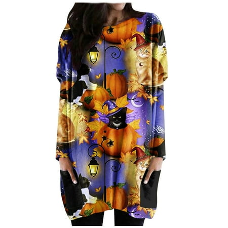 Women s Vintage Lantern Ghost Pumpkin Print Shirts Face Costume Long Sleeve Tops Plus Size Pullover Blouses Fashion Casual Comfy Long Sleeve Fall Winter Blouse Tops
Women s Vintage Lantern Ghost Pumpkin Print Shirts Face Costume Long Sleeve Tops Plus Size Pullover Blouses Fashion Casual Comfy Long Sleeve Fall Winter Blouse Tops