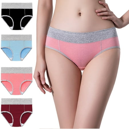 Women s High Waisted Cotton Underwear Soft Breathable Panties Stretch Briefs 4 Pack
Women s High Waisted Cotton Underwear Soft Breathable Panties Stretch Briefs 4 Pack