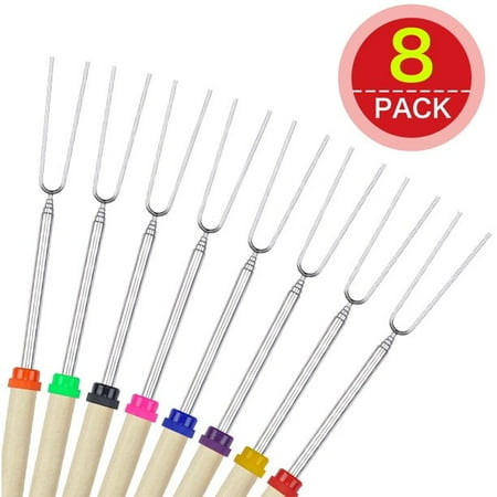 Hzes Marshmallow Roasting Sticks 8 Pieces 32 inch Telescoping Extendable Camping Campfire Fire Pit Accessories Smores Skewers & Hot Dog Fork
Hzes Marshmallow Roasting Sticks 8 Pieces 32 inch Telescoping Extendable Camping Campfire Fire Pit Accessories Smores Skewers & Hot Dog Fork