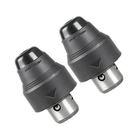 GBH4-32DFR 2Pcs Holding Fixture SDS Plus Drill Chuck for GBH2-26DFR GBH2-28DFV GBH4-32DFR Durable Stainless Steel Black