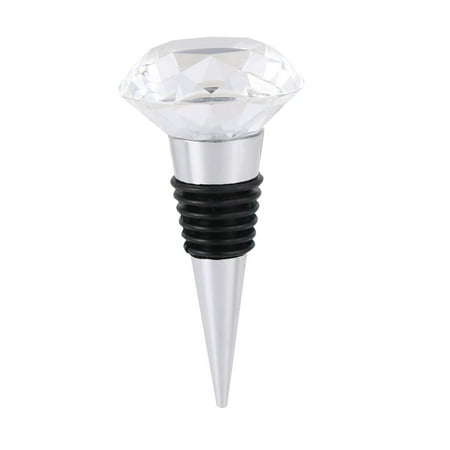 NUOLUX Crystal Diamond Wine Stopper Champagne Bottle Sealer Cork Metal Wine Plug Stopper Party Favors (Clear)
NUOLUX Crystal Diamond Wine Stopper Champagne Bottle Sealer Cork Metal Wine Plug Stopper Party Favors (Clear)