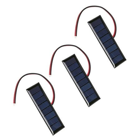4V 0.2W 2-Wire Epoxy Solar Panel 8 Solar Cells for DIY Solar Projects (1pc)