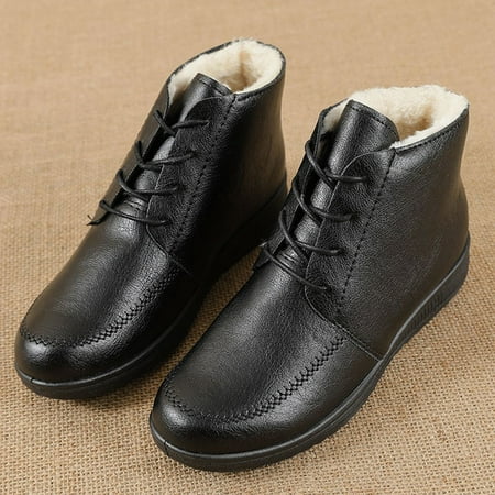 KEUSN Comfortable Short Women Winter Solid Color Lacup Warm Round Keep Shoes Flat Retro Toe Booties Women s Boots
KEUSN Comfortable Short Women Winter Solid Color Lacup Warm Round Keep Shoes Flat Retro Toe Booties Women s Boots