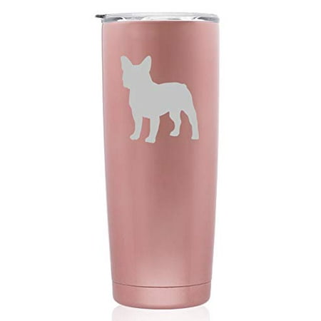 Rose Gold Double Wall Vacuum Insulated Stainless Steel Tumbler Travel Mug French Bulldog (Skinny 20 oz)
Rose Gold Double Wall Vacuum Insulated Stainless Steel Tumbler Travel Mug French Bulldog (Skinny 20 oz)
