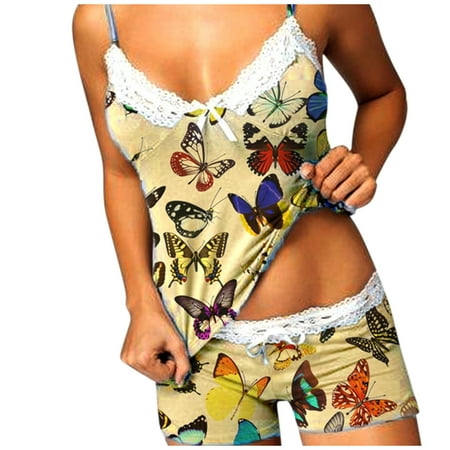 Summer Savings Clearance 2022! Women Print Pajamas Sleeveless Lace Cami Shorts Lingerie Sleepwear Set Ladies Butterfly Print Lace Camisole Set Ladies Mens Pants Sweatpants Reduced Price Deals
Summer Savings Clearance 2022! Women Print Pajamas Sleeveless Lace Cami Shorts Lingerie Sleepwear Set Ladies Butterfly Print Lace Camisole Set Ladies Mens Pants Sweatpants Reduced Price Deals