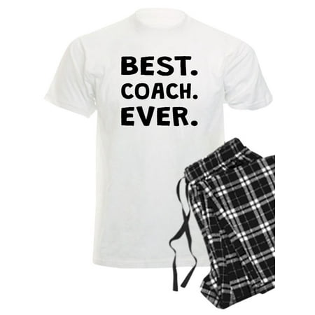 CafePress - Best Coach Ever Pajamas - Men s Light Pajamas