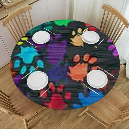 SHERONV Paw Prints Furry Art Round Tablecloth Stain Resistant 100% Polyester Great for Kitchen Dining Wedding Parties Indoor Outdoor Fitted 54 -58
SHERONV Paw Prints Furry Art Round Tablecloth Stain Resistant 100% Polyester Great for Kitchen Dining Wedding Parties Indoor Outdoor Fitted 54 -58