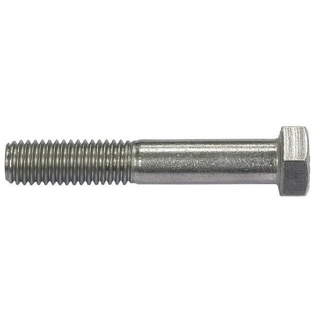 ZoroSelect 7/8 -9 316 Hex Head Cap Screw Stainless Steel