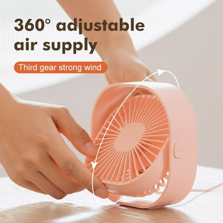 Mini Fan Portable Strong Wind 3 Speed Cute Cartoon Desktop USB Cooling Fan for Kids Room Pink
Mini Fan Portable Strong Wind 3 Speed Cute Cartoon Desktop USB Cooling Fan for Kids Room Pink