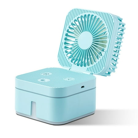 Portable Fan Table Misting Fan Cooling Fan 4 in 1 Mini Humidifier Spray Fan Desk Lamp Bedroom Night Light Blue
Portable Fan Table Misting Fan Cooling Fan 4 in 1 Mini Humidifier Spray Fan Desk Lamp Bedroom Night Light Blue
