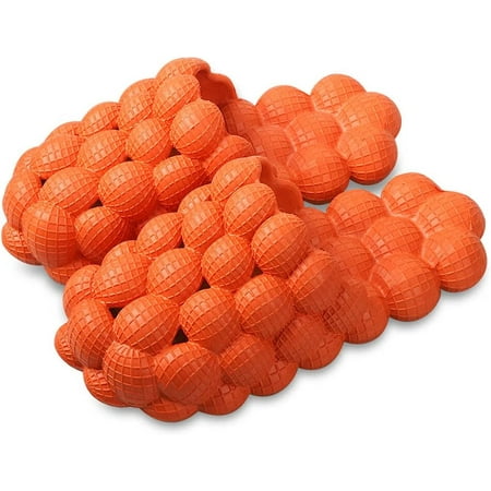 Massage Bubble Slides 2 pack for Women Men Non-slip Summer Bubble Slippers Soft EVA Foam Golf Ball Slides Cloud Cushion Thick Sole Spa Slides Slippers for Gym Shower Bedroom Home Sandals
Massage Bubble Slides 2 pack for Women Men Non-slip Summer Bubble Slippers Soft EVA Foam Golf Ball Slides Cloud Cushion Thick Sole Spa Slides Slippers for Gym Shower Bedroom Home Sandals