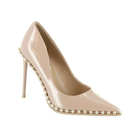 Steve Madden Womens Vyper Synthetic Pointed Toe Heels Pink 10 Medium (B M)
