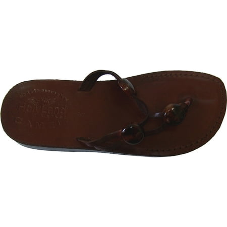 Holy Land Market Women/Girls Genuine Leather Biblical Flip Flops (Jesus - Yashua) Jerusalem Style III (40 M EU)
Holy Land Market Women/Girls Genuine Leather Biblical Flip Flops (Jesus - Yashua) Jerusalem Style III (40 M EU)