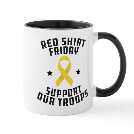 CafePress - Army Red Shirt Friday - 11 oz Ceramic Mug - Novelty Coffee Tea Cup
CafePress - Army Red Shirt Friday - 11 oz Ceramic Mug - Novelty Coffee Tea Cup