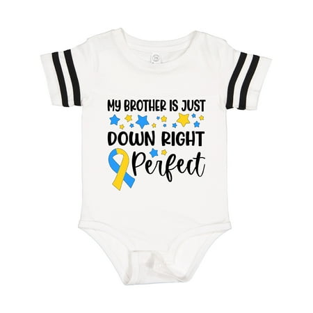 Inktastic My Brother is Just Down Right Perfect- Down Syndrome Awareness Ribbon Gift Baby Boy or Baby Girl Bodysuit
Inktastic My Brother is Just Down Right Perfect- Down Syndrome Awareness Ribbon Gift Baby Boy or Baby Girl Bodysuit