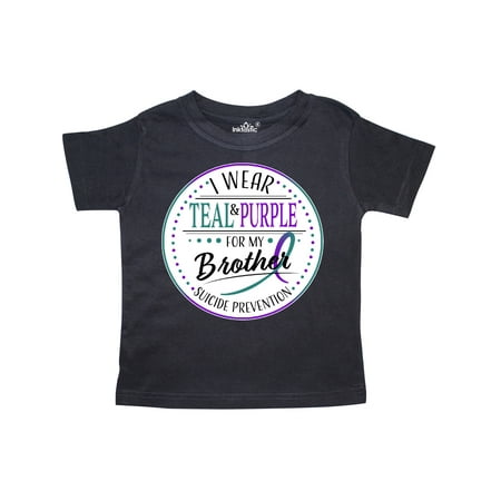 Inktastic Suicide Prevention- I Wear Teal and Purple for My Brother Gift Toddler Boy or Toddler Girl T-Shirt
Inktastic Suicide Prevention- I Wear Teal and Purple for My Brother Gift Toddler Boy or Toddler Girl T-Shirt