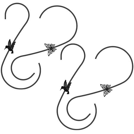 4Pcs Hanging Plant Hooks Heavy Duty S Hooks Iron Extension Hooks for Bird Feeder Garden Accessories
4Pcs Hanging Plant Hooks Heavy Duty S Hooks Iron Extension Hooks for Bird Feeder Garden Accessories