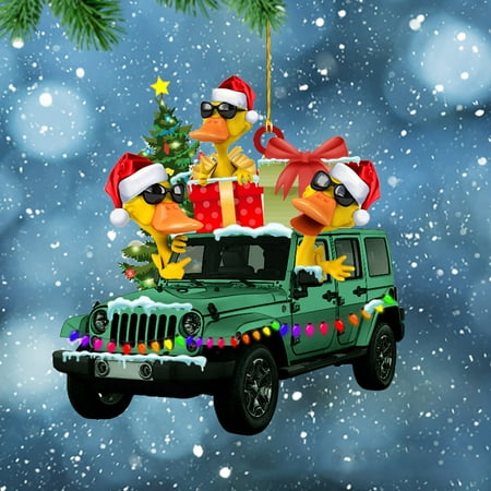 Womail Christmas Deals Ducks On The Road Christmas Decorations Ducks Driving Plane Pendant on Clearance
Womail Christmas Deals Ducks On The Road Christmas Decorations Ducks Driving Plane Pendant on Clearance