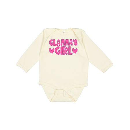 Inktastic Glamma s Girl Gift Gift Baby Girl Long Sleeve Bodysuit