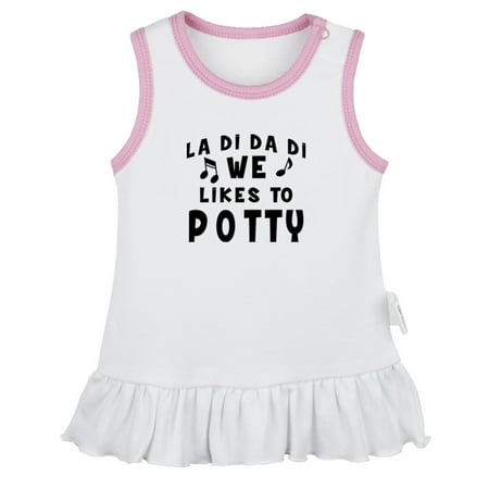 We Likes To Potty Funny Dresses For Baby Newborn Babies Skirts Infant Princess Dress 0-24M Kids Graphic Clothes (White Sleeveless Dresses 18-24 Months)
We Likes To Potty Funny Dresses For Baby Newborn Babies Skirts Infant Princess Dress 0-24M Kids Graphic Clothes (White Sleeveless Dresses 18-24 Months)