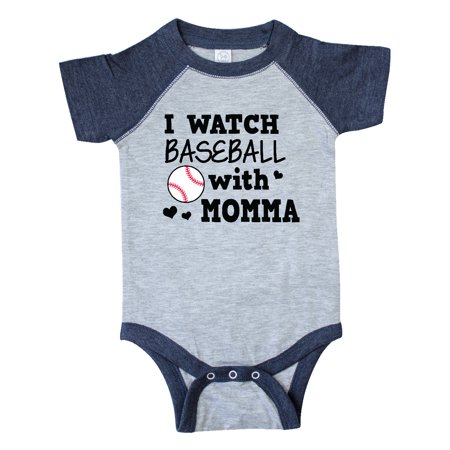 Inktastic I Watch Baseball with My Momma Gift Baby Boy or Baby Girl Bodysuit
Inktastic I Watch Baseball with My Momma Gift Baby Boy or Baby Girl Bodysuit