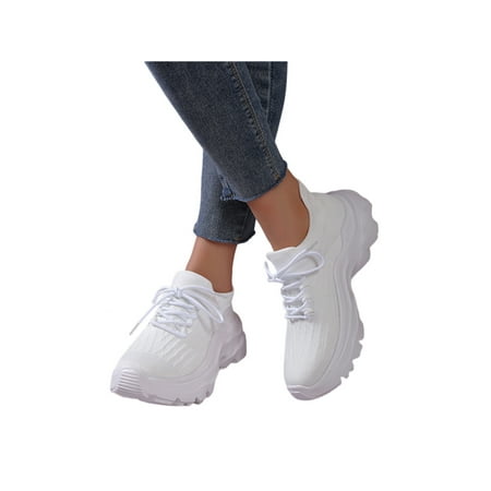 Sanviglor Ladies Athletic Shoes Breathable Sneakers Fitness Workout Running Shoe Outdoor Round Toe Comfort Fashion Sneaker Lightweight Sport Trainers White 9
Sanviglor Ladies Athletic Shoes Breathable Sneakers Fitness Workout Running Shoe Outdoor Round Toe Comfort Fashion Sneaker Lightweight Sport Trainers White 9