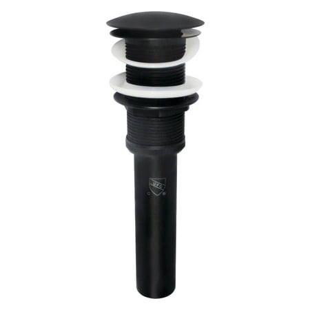 Kingston Brass EV8310MB Coronet Push Pop-Up Bathroom Sink Drain without Overflow Matte Black
Kingston Brass EV8310MB Coronet Push Pop-Up Bathroom Sink Drain without Overflow Matte Black