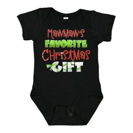 Inktastic Mawmaw s Favorite Christmas Gift Gift Baby Boy or Baby Girl Bodysuit
Inktastic Mawmaw s Favorite Christmas Gift Gift Baby Boy or Baby Girl Bodysuit