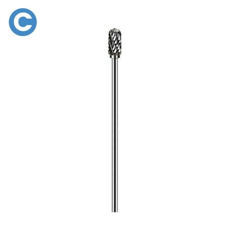100mm Long Reach Rotary Burr Double Cut Tungsten Carbide Carving Bit 3mm Shank