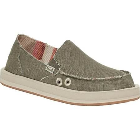 Sanuk Donna Soft Top Hemp Smokey Olive 5 B (M)